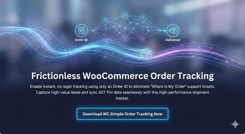 WooCommerce Order Tracking Plugin, Order Tracker Shortcode, WhatsApp Lead Generation WordPress, AST Pro Compatible Plugin, TechSlide License Manager, BotGenius Webhook Integration, Shipment Tracking for WooCommerce, WISMO Reduction Tool, WC Simple Order Tracking, WooCommerce shipment tracker, track my order shortcode, ecommerce lead capture plugin
